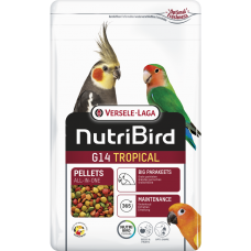 VL NutriBird G14 Tropical- extrudy pre stredne veľké papagáje s tropickým ovocím na denné kŕmenie 10 kg 
